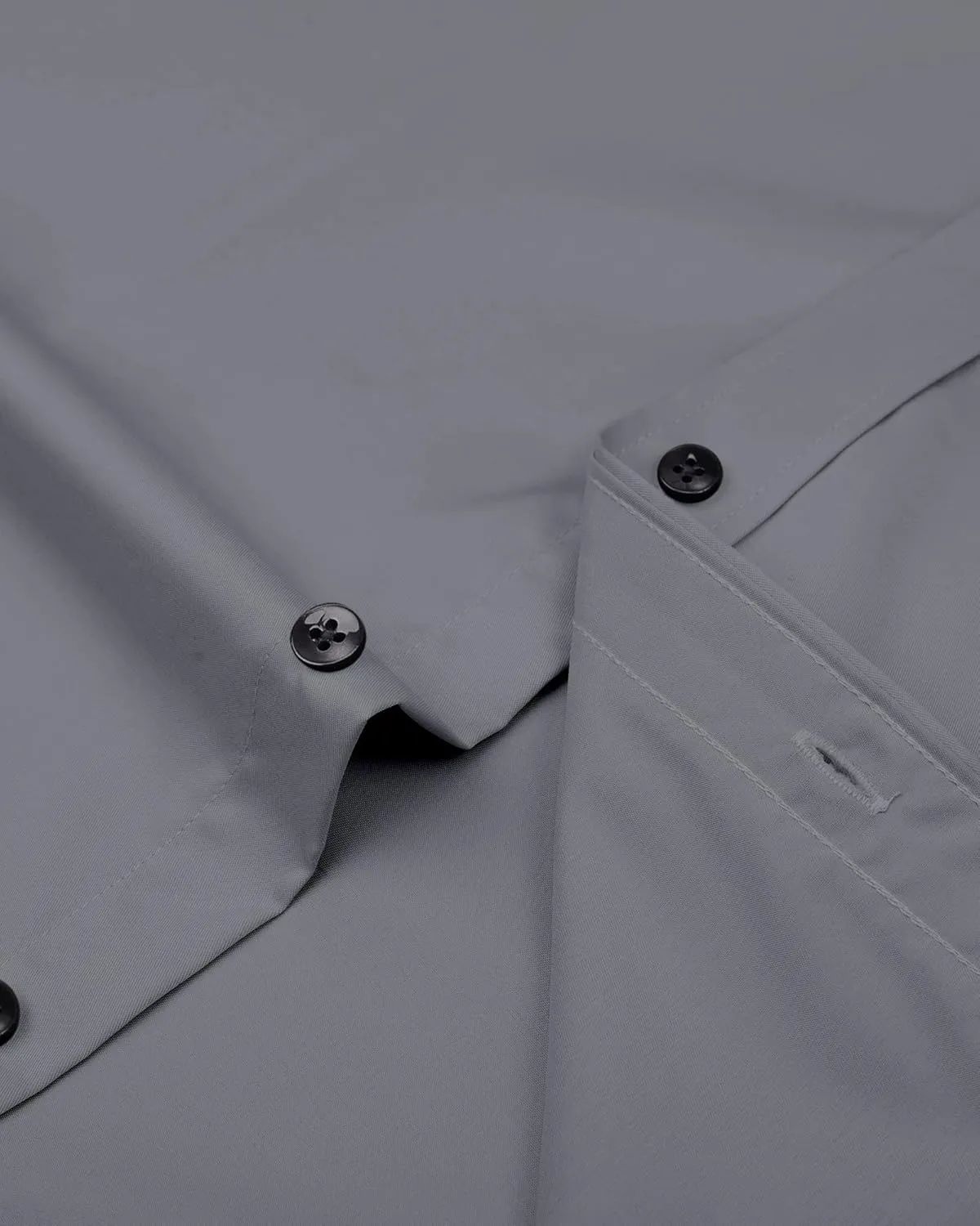 Alimens & Gentle Men's Dress Shirts Long Sleeve Stretch Shirts Solid Button Down Shirt with Pocket
