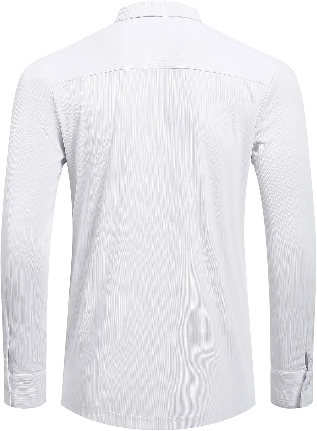 COOFANDY Athletic Fit Dress Shirts for Men Ribbed Knit Textured Button Down Shirts