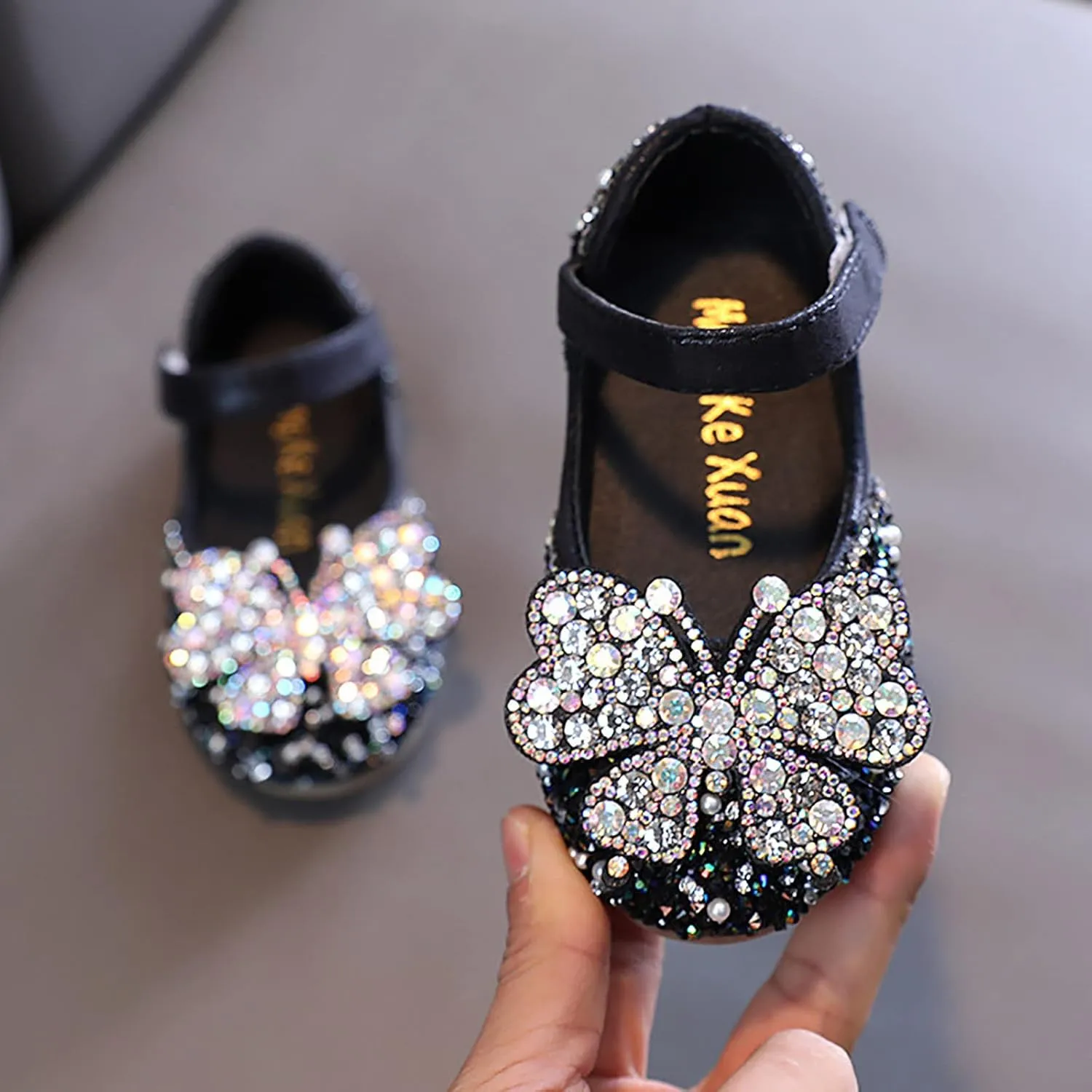 Dress Shoes for Girls,Girls Baby Infant Crystal Princess Shoes Bling Pearl Sandals Shoes Kids Dancing Shoes Gift
