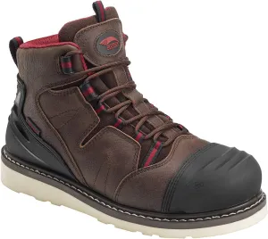 FSI Footwear Specialties International Men's 7506 6" Leather Carbon Nanofiber Safety Toe Cap EH Wedge Boots