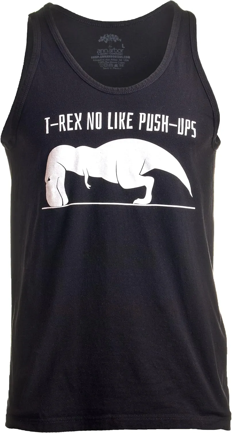 Funny Men's Tank Tops - Adult Guy Humor Dad Workout Lifting Beach Cruise Tanks