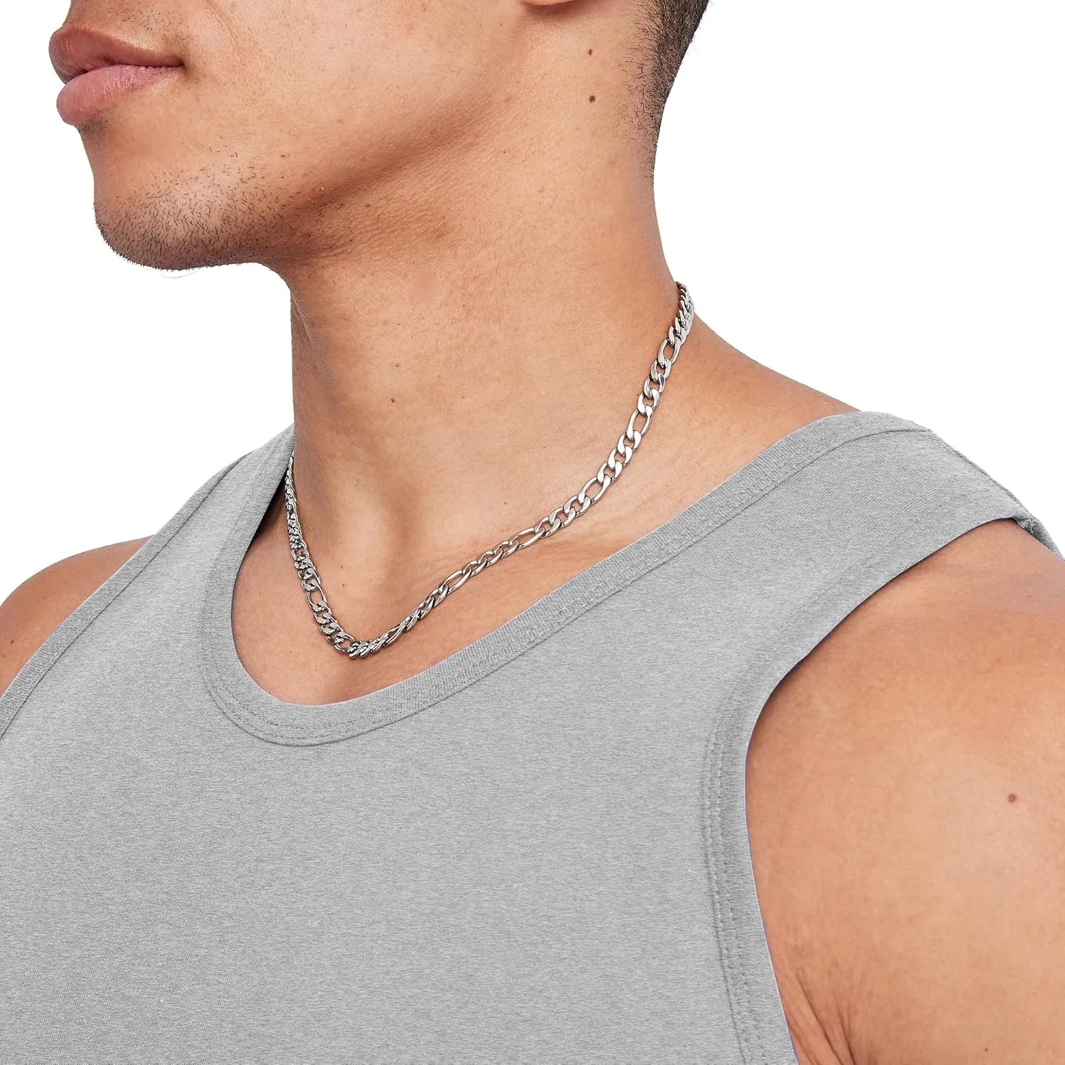Hanes Men's Essentials Top Pack, Midweight Cotton Tanks, Sleeveless Shirts, 3-Pack