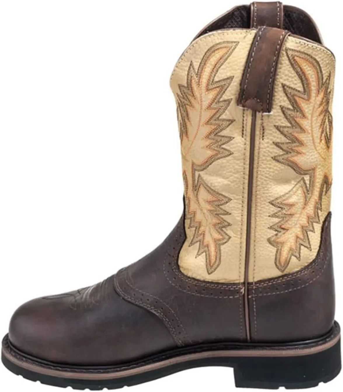 Justin Mens Stampede Steel Waxy Work Boots 10.5EE