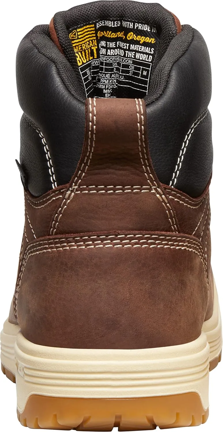 KEEN Utility Men's Fort Wayne 6" Waterproof Composite Toe Wedge Work Boot