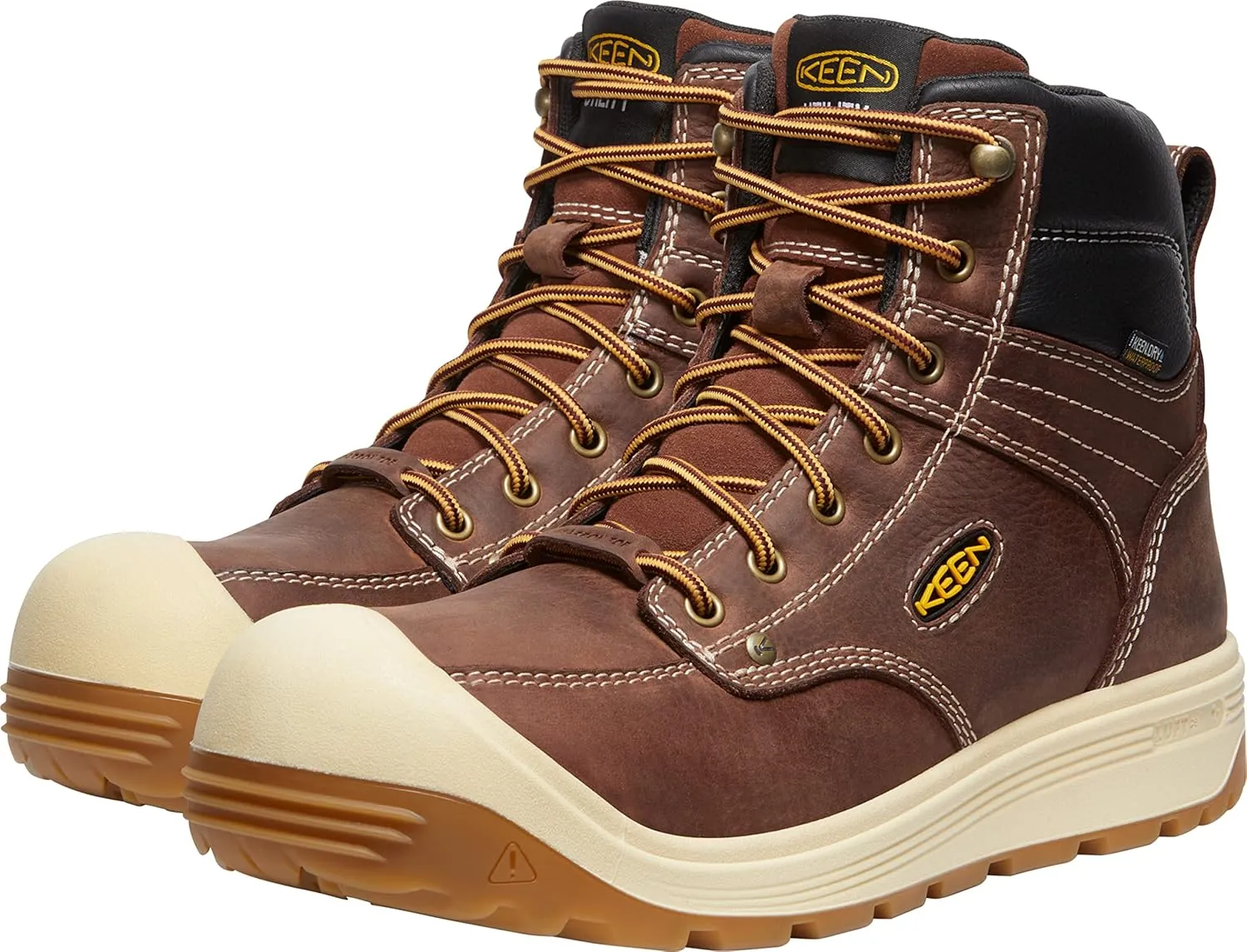 KEEN Utility Men's Fort Wayne 6" Waterproof Composite Toe Wedge Work Boot