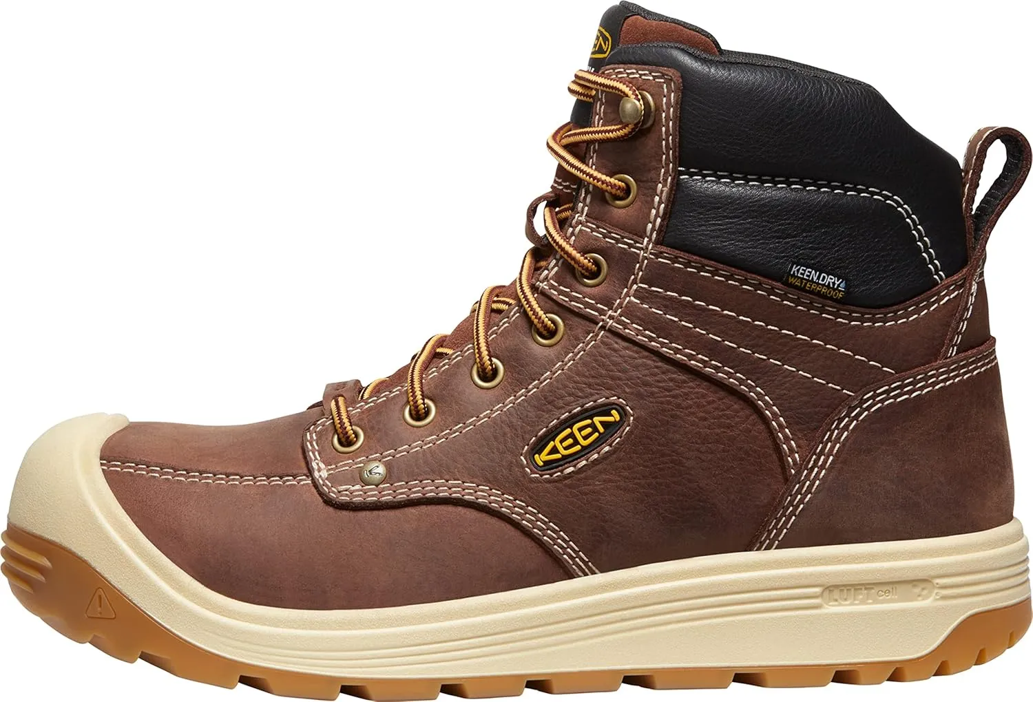 KEEN Utility Men's Fort Wayne 6" Waterproof Composite Toe Wedge Work Boot