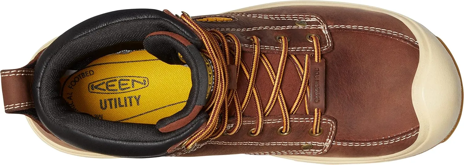 KEEN Utility Men's Fort Wayne 6" Waterproof Composite Toe Wedge Work Boot