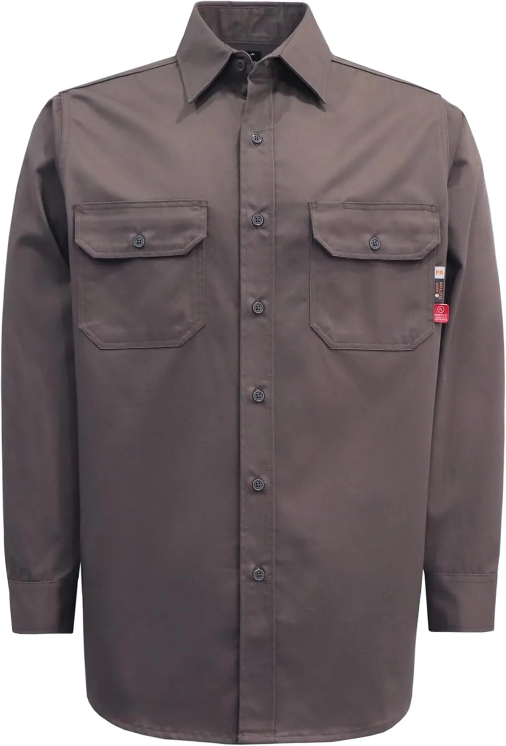 KONRECO FR Shirts for Men Button Down Flame Resistant HRC2 Men's Welding Shirts