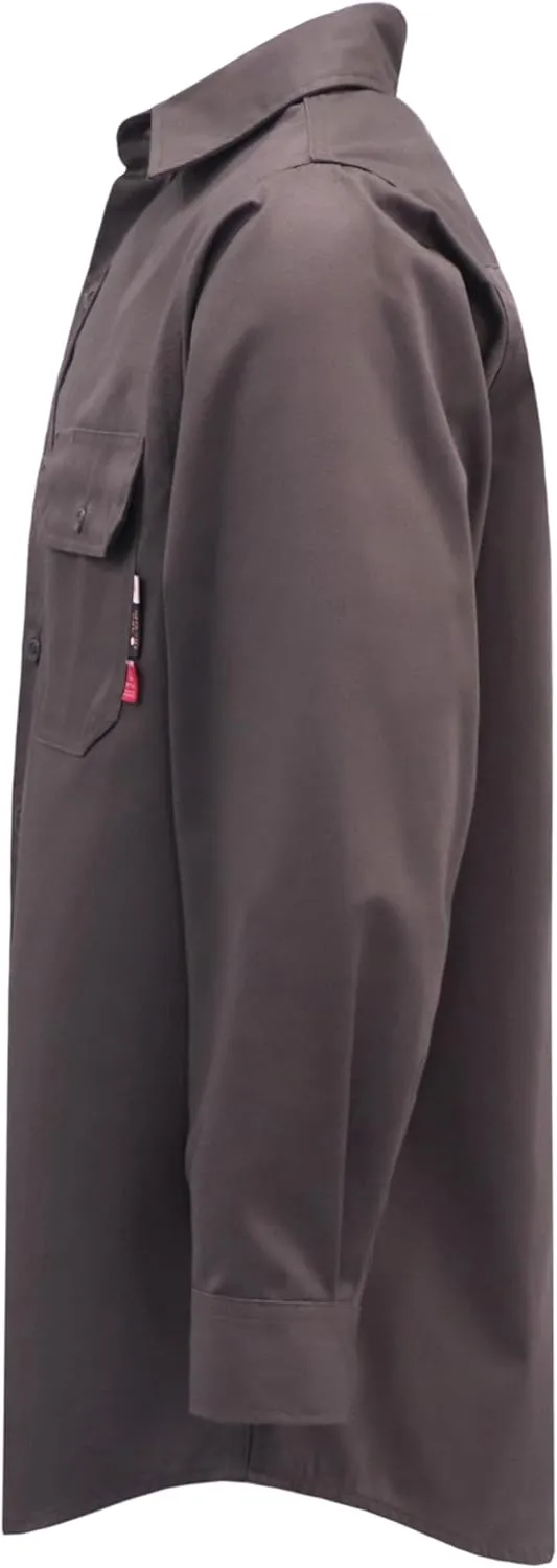 KONRECO FR Shirts for Men Button Down Flame Resistant HRC2 Men's Welding Shirts