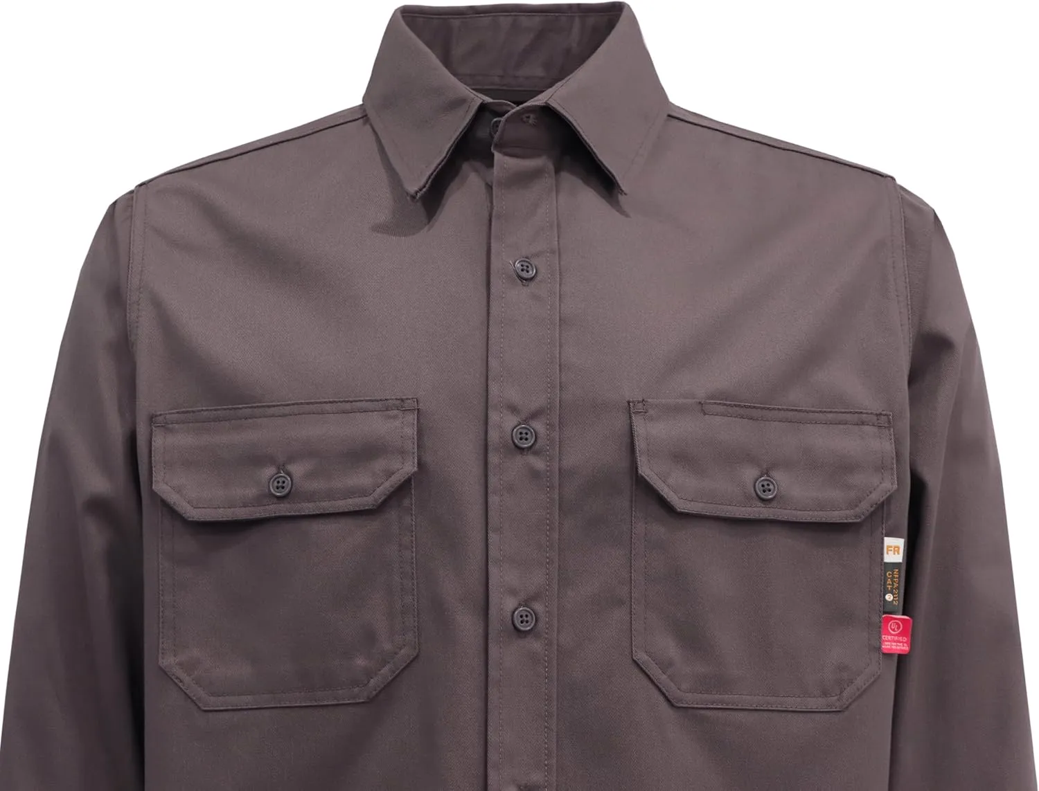 KONRECO FR Shirts for Men Button Down Flame Resistant HRC2 Men's Welding Shirts