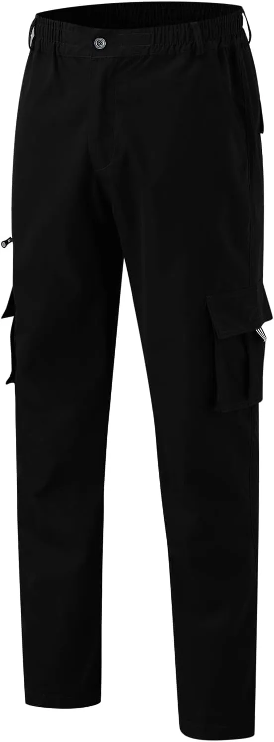 Men Lightweight Jogging Pant Chinos Work Joggers Comfort Fit Sport Casual Sweatpants Loungewear Sweat Pants