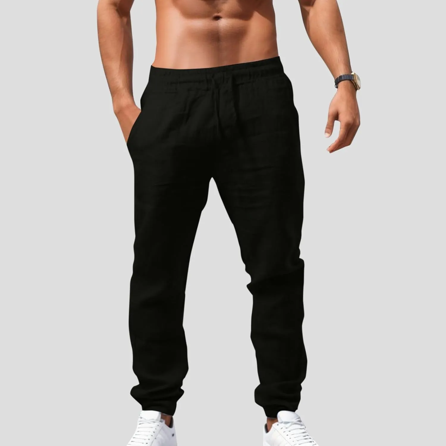 Men Pants Casual Plus Size Joggers Sports Running Fitness Gym Sweatpant Combat Cargo Pant