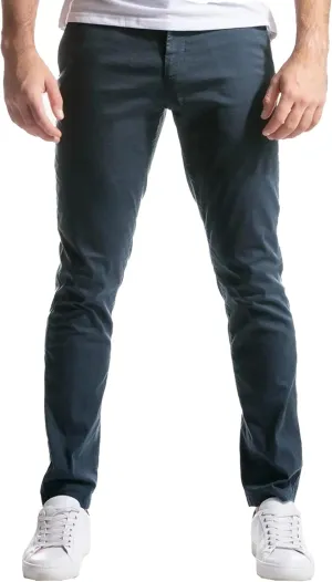 Men's Classic Slim Fit Business Pants Casual Twill Solid Outdoor Trousers Cotton Stretch Comfort Pants
