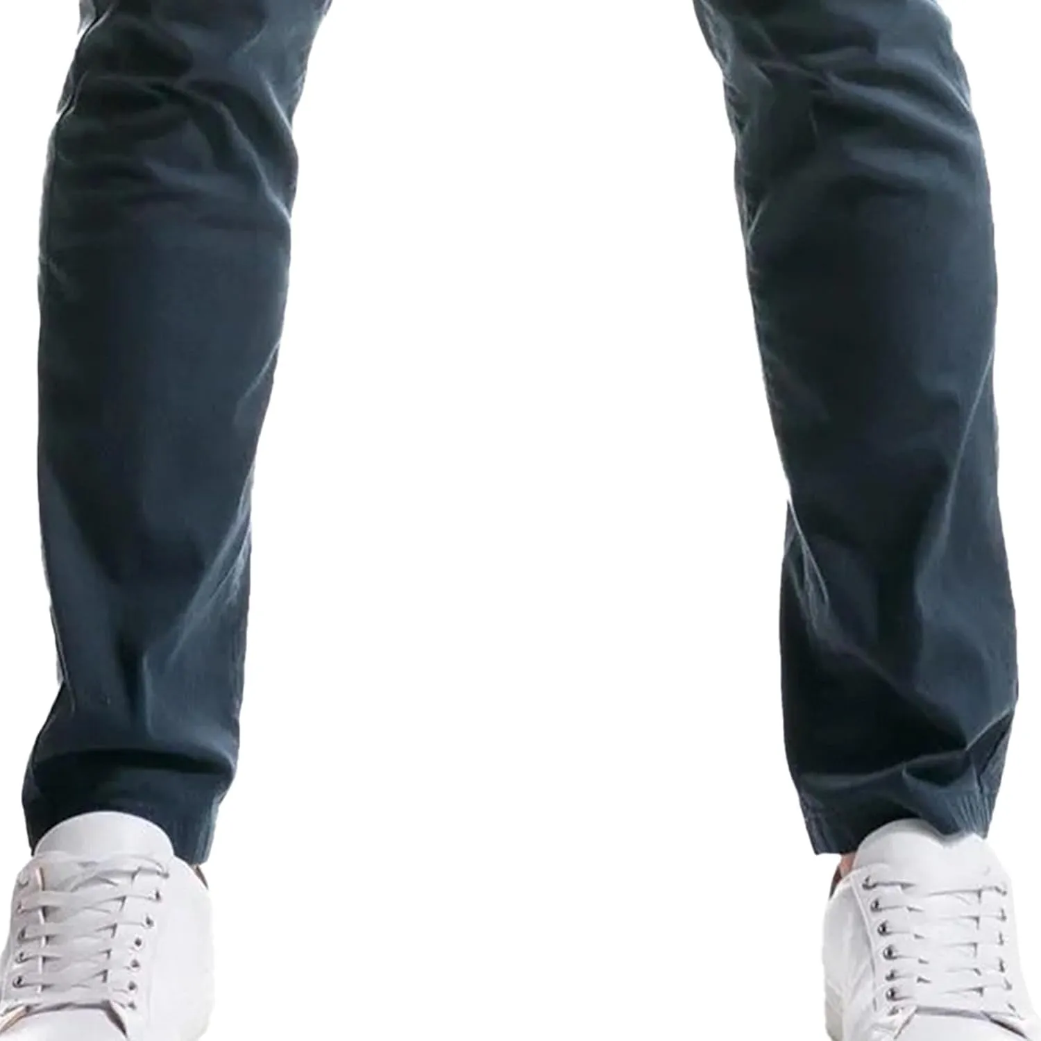 Men's Classic Slim Fit Business Pants Casual Twill Solid Outdoor Trousers Cotton Stretch Comfort Pants