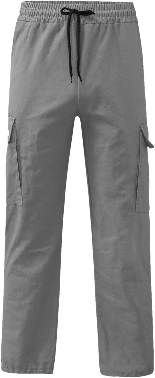 Men's Pants Casual Stylish Joggers Sport Sweatpant Open Hem Elasticated Waist Combat Pant