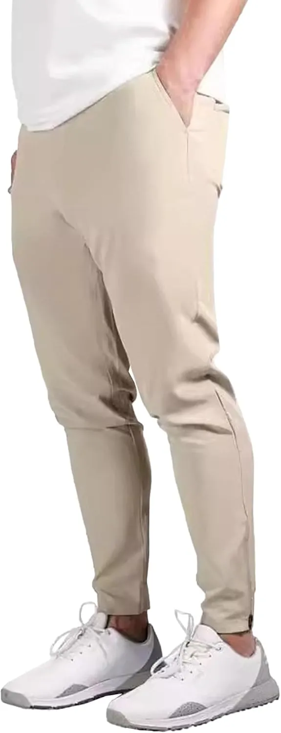 Men's Slim Fit Stylish Outdoor Pants Comfort Business Joggers Trousers Skinny Lightweight Hiking Pants
