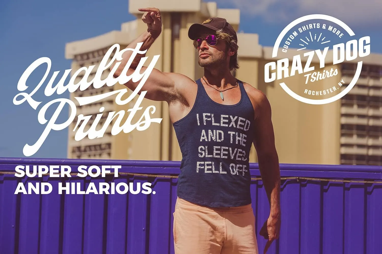 Mens Suns Out Guns Out Tank Funny Workout Tanks Hilarious Gym Shirt