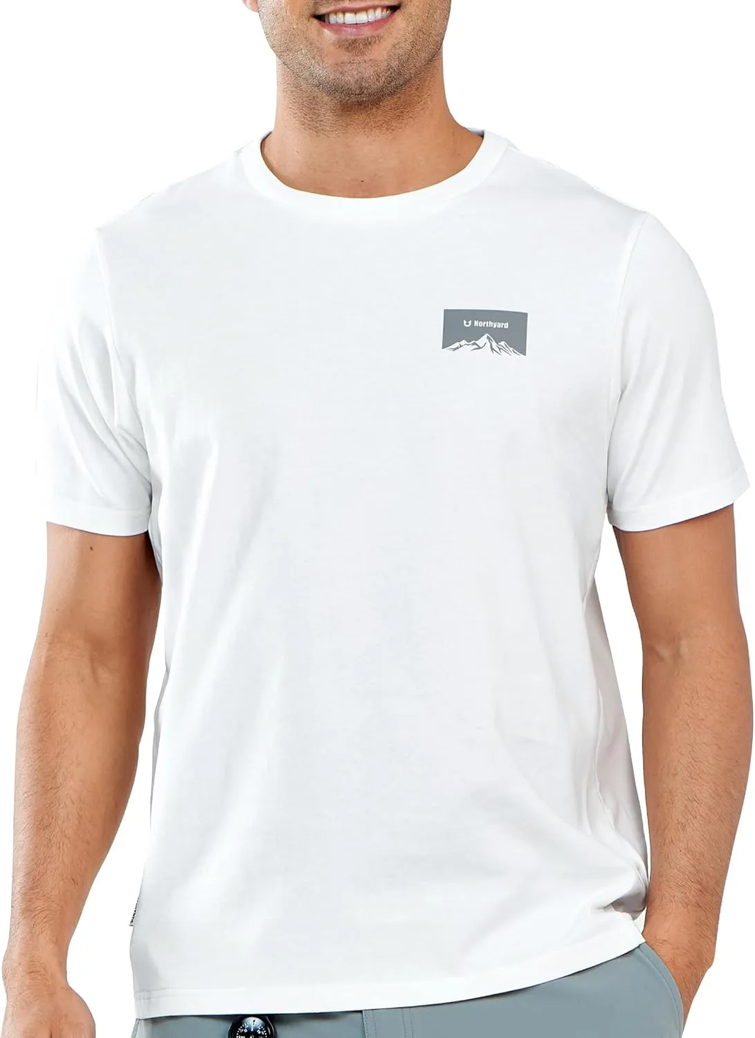 NORTHYARD Men's Heavyweight Cotton T-Shirts Crewneck Short Sleeve Fashion Casual Shirts for Men