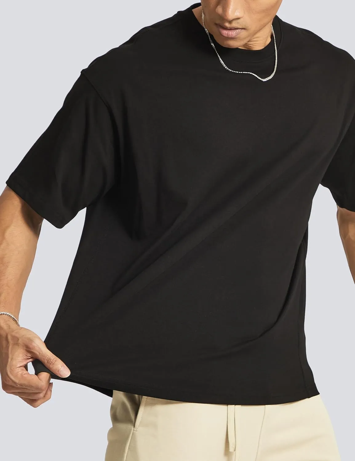 Ouber Men's Loose Fit Gym Short Sleeve T-Shirts Athletic Workout Running Casual Shirts