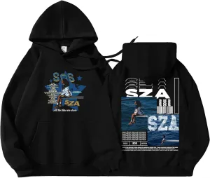 Print Hoodies Album  Singer S@Z-A Music Fans Long Sleeve Hoodies ood Days Pullover Sweatshirts for Women's & Men's
