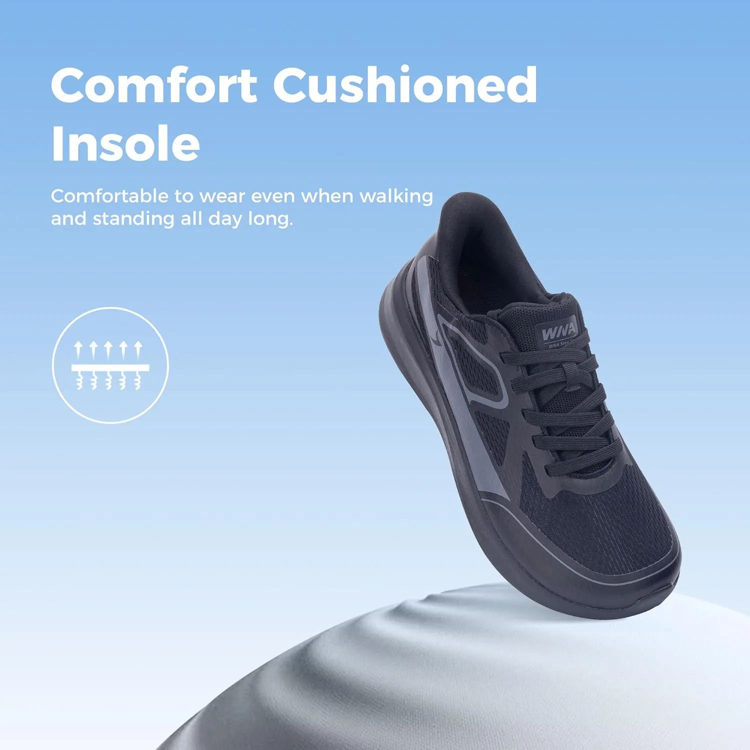 QAUPPE Wide Toe Box Walking Shoes for Men | Zero Drop Minimalist Design | Arch Support for Plantar Fasciitis | Slip-On Tennis Shoes US 8-12