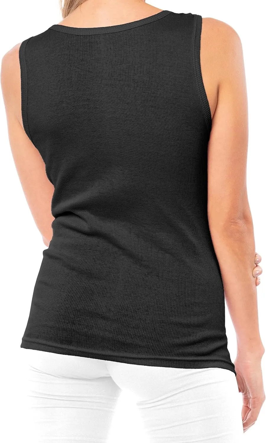 Sexy Basics Tank Tops for Women, Cotton Flex Tank Tops- Multi Packs