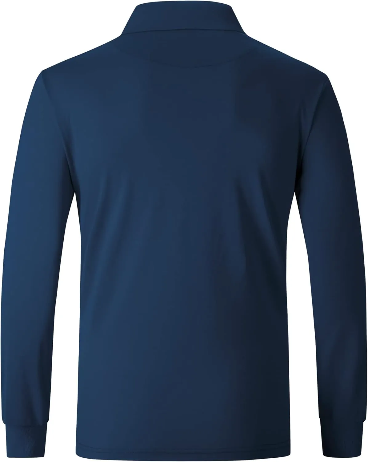 SWISSWELL Long Sleeve Polo Shirts for Men collared Performance Golf Shirts Casual Workwear Office