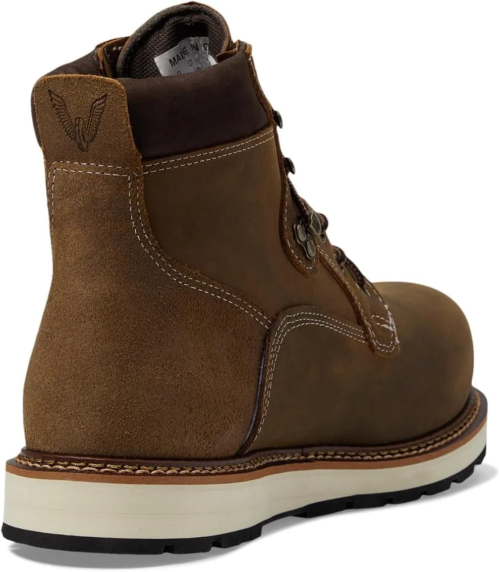 Thorogood Iron River 6 Leather Waterproof Work Shoes for Men with Composite Toe Oil and Slip-Resistant Outsole