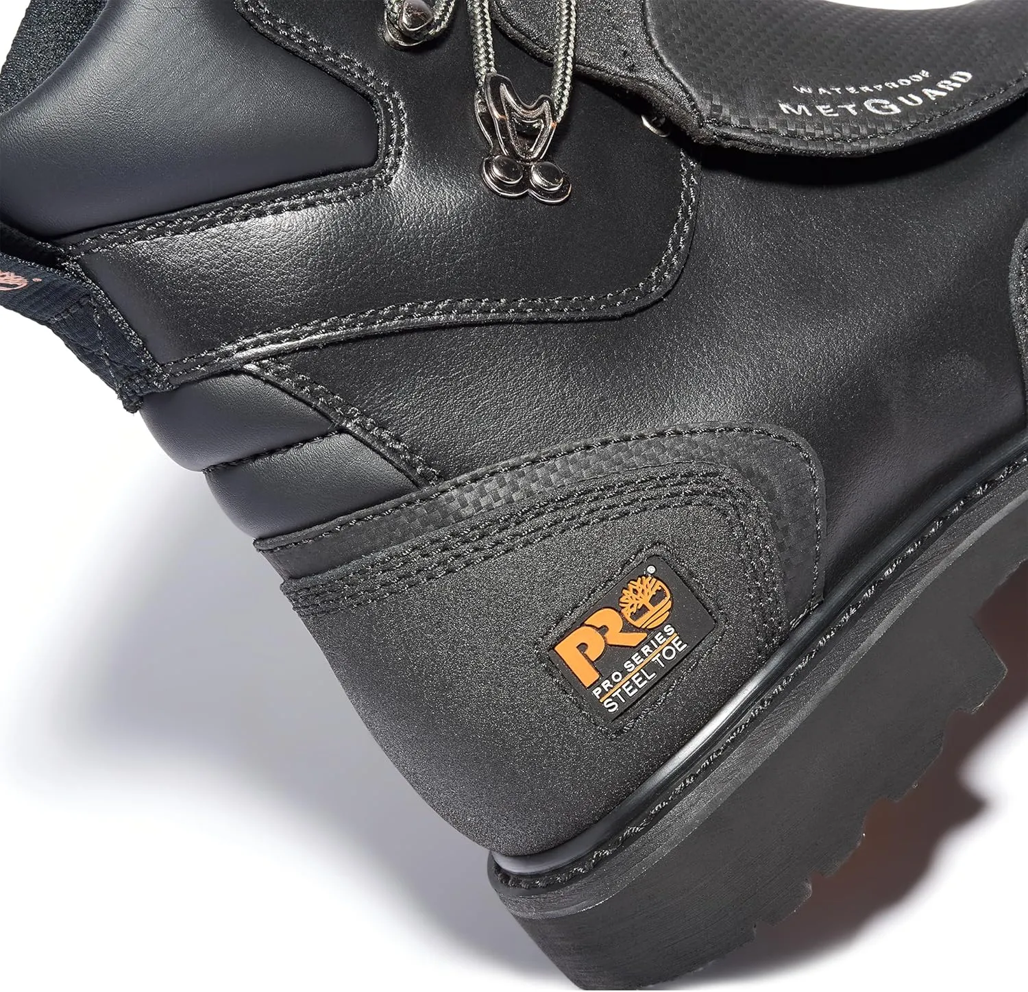 Timberland PRO Men's External Met Guard 8 Inch Steel Safety Toe Waterproof Industrial Work Boot