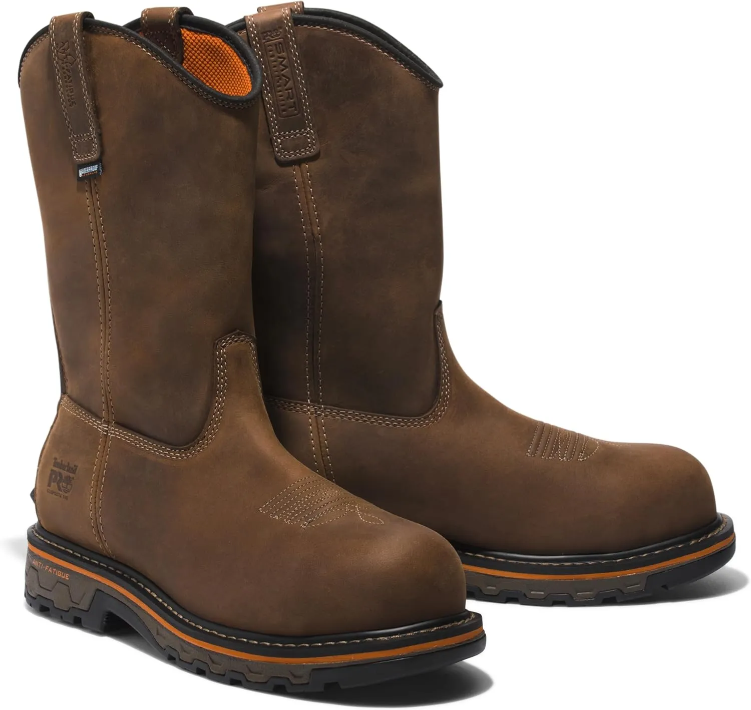 Timberland PRO Men's True Grit Pull on Composite Safety Toe Waterproof Industrial Western Work Boot