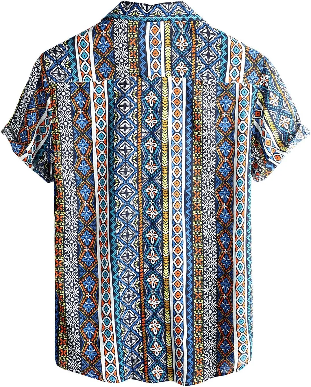 VATPAVE Mens Casual Short Sleeve Button Down Shirts Regular Fit Hawaiian Summer Shirts