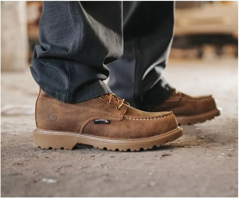 Wolverine Men's Floorhand Moc Toe 6" Waterproof Boot Construction