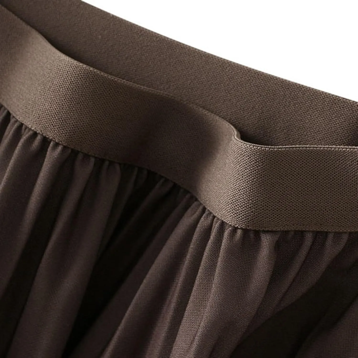 Women Trendy High Waisted Slim Gradient Pleated A-Line Midi Skirt, Stylish Polka Dot Print for Fashion-Forward Look