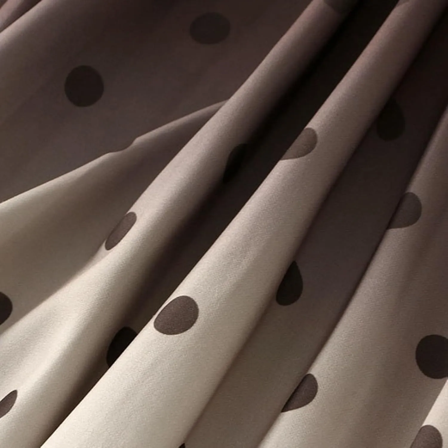 Women Trendy High Waisted Slim Gradient Pleated A-Line Midi Skirt, Stylish Polka Dot Print for Fashion-Forward Look
