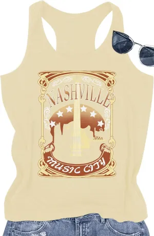 Womens Boho Floral Tank Tops Vintage Mandala Racerback Tank Summer Short Sleeve Tank Cute Tank Tops