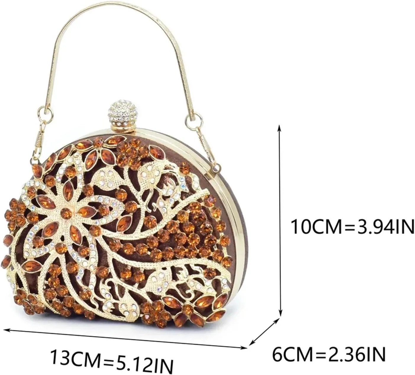 Women's Italian Rhinestone Party Set - High Heel Pumps & Dual-Purpose Clutch Bag