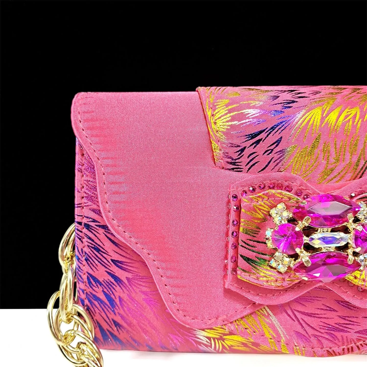 Women's Nigerian Color-Matched Set - Comfort Block Heels & Braided Raffia Clutch for Traditional Ceremonies