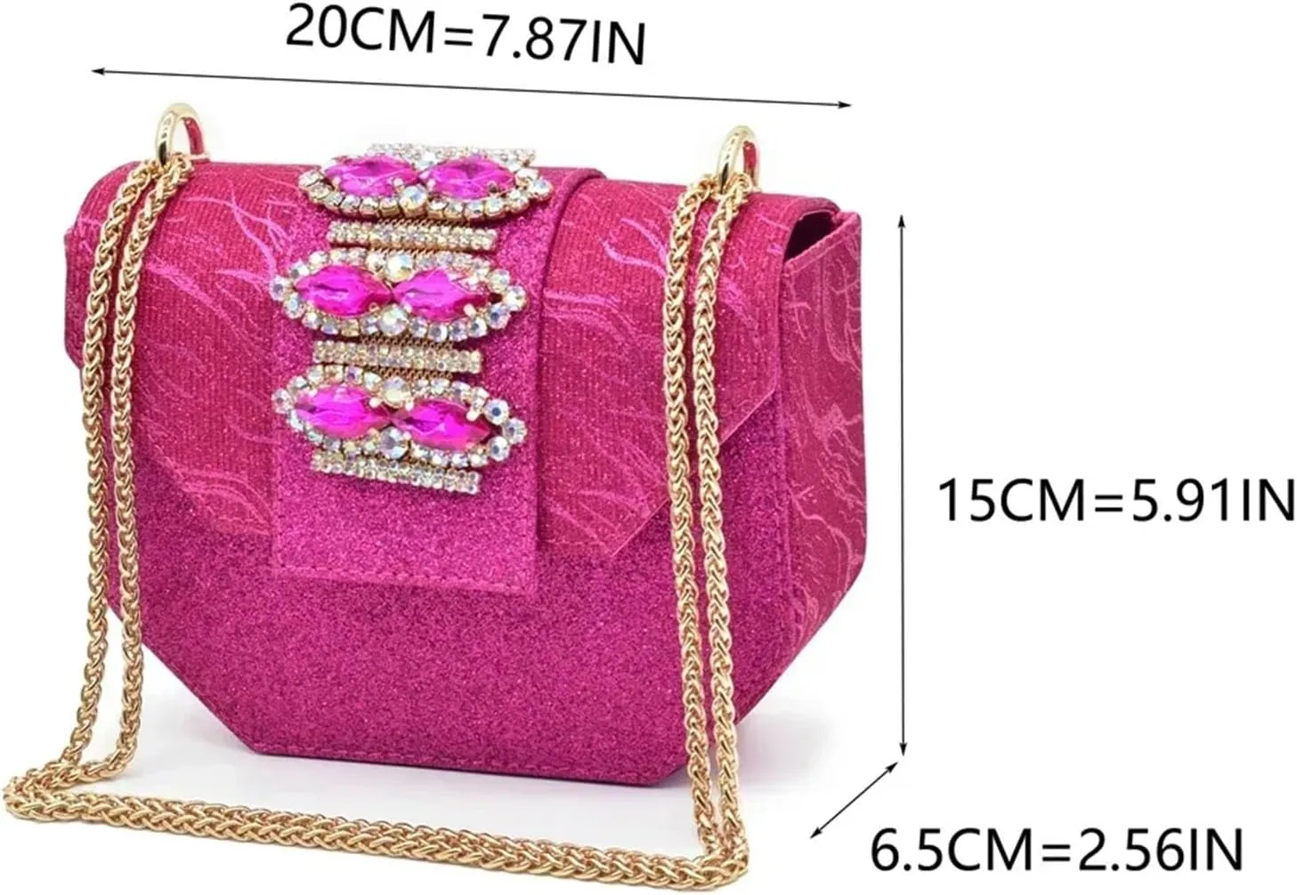 Women's Nigerian-Italian Bridal Collection - Latest Designer Rhinestone Heels & Clutch Bag Set