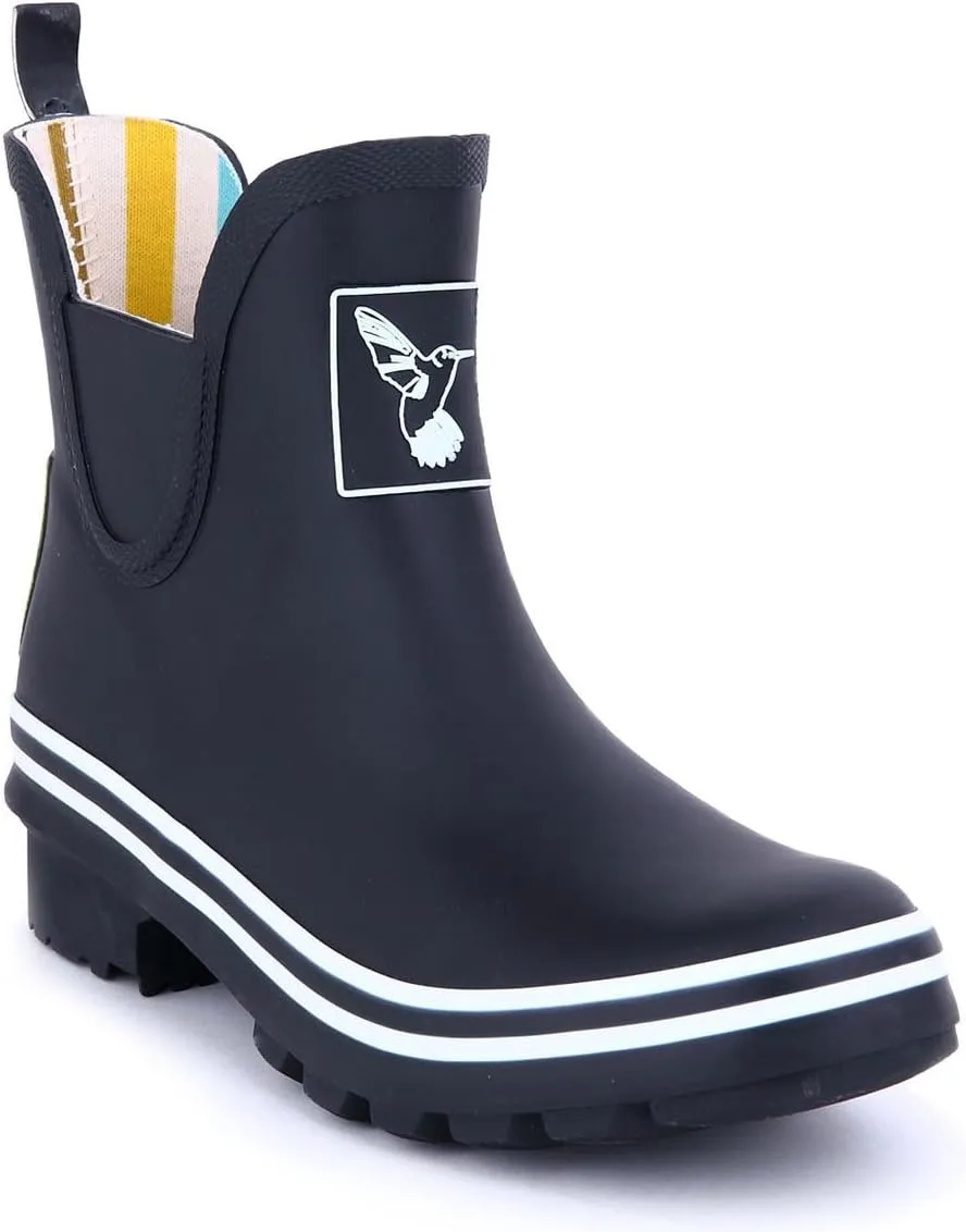 Women's Rain Boot Ankle Boots Meadow Wellies Garden Boot UK Brand