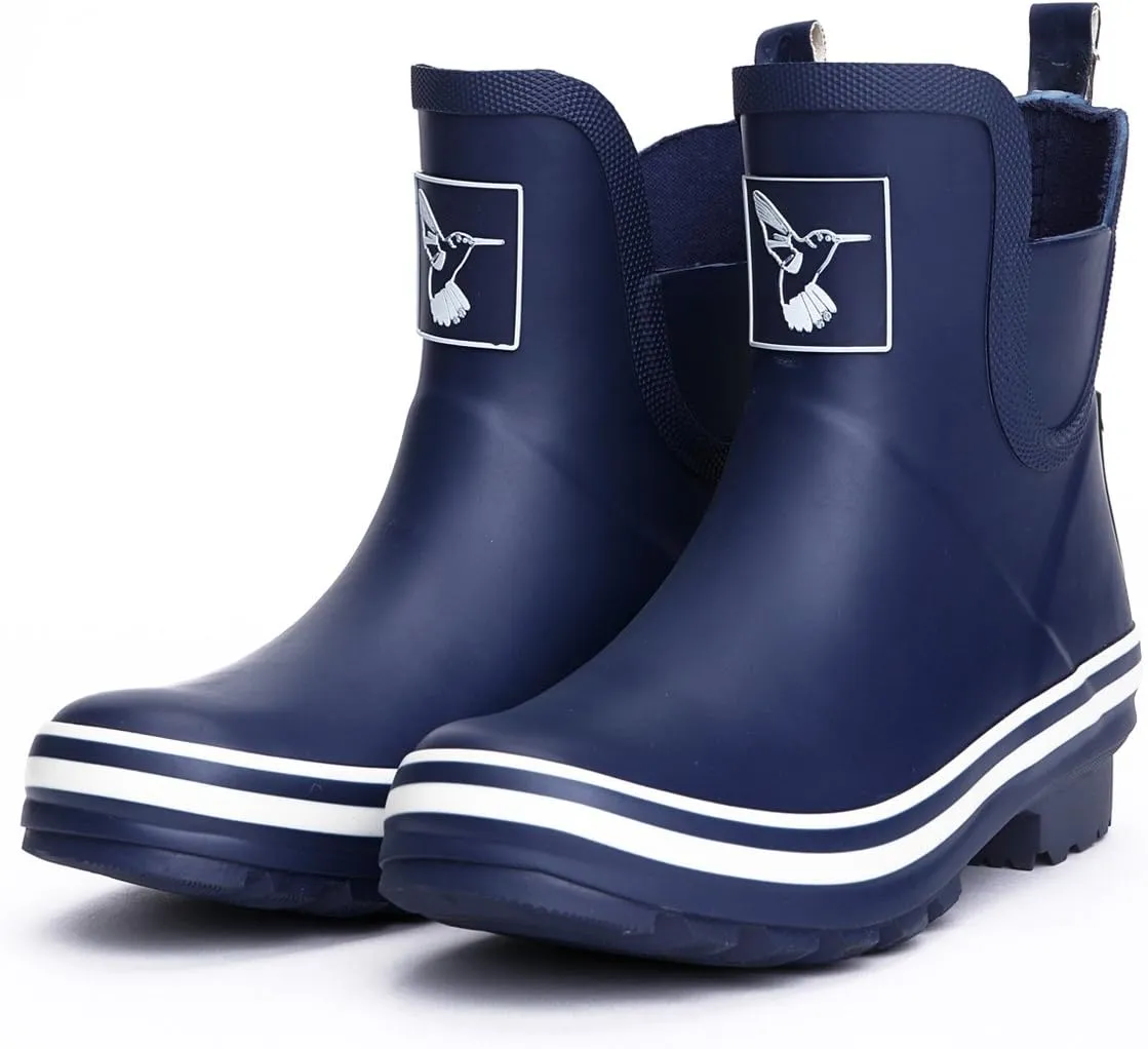 Women's Rain Boot Ankle Boots Meadow Wellies Garden Boot UK Brand