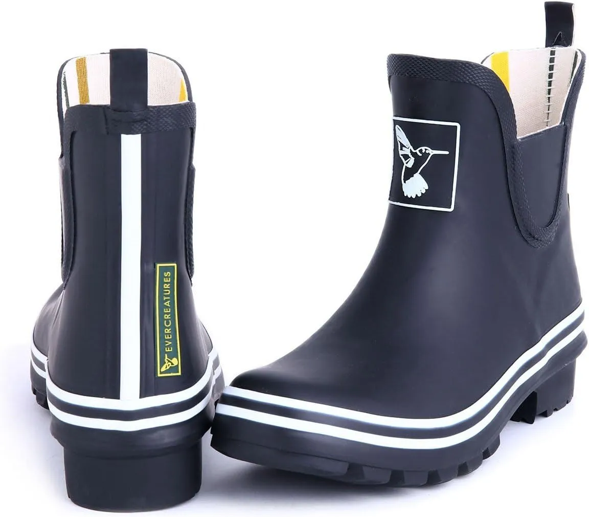Women's Rain Boot Ankle Boots Meadow Wellies Garden Boot UK Brand