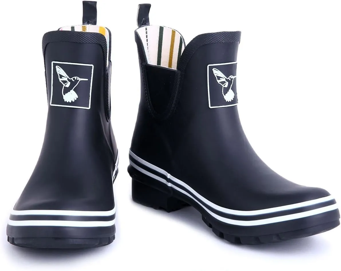 Women's Rain Boot Ankle Boots Meadow Wellies Garden Boot UK Brand