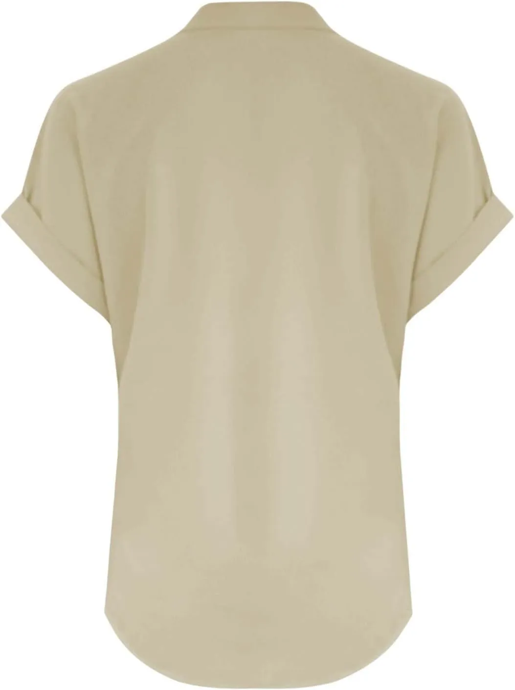 Womens Summer Tops V Neck Button Down Short Sleeve Top T Shirt Short Sleeve Casual Blouse Tops People Inspired