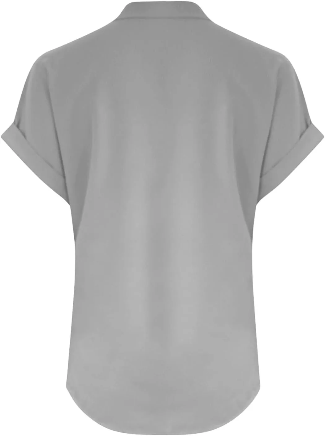 Womens Summer Tops V Neck Button Down Short Sleeve Top T Shirt Short Sleeve Casual Blouse Tops People Inspired