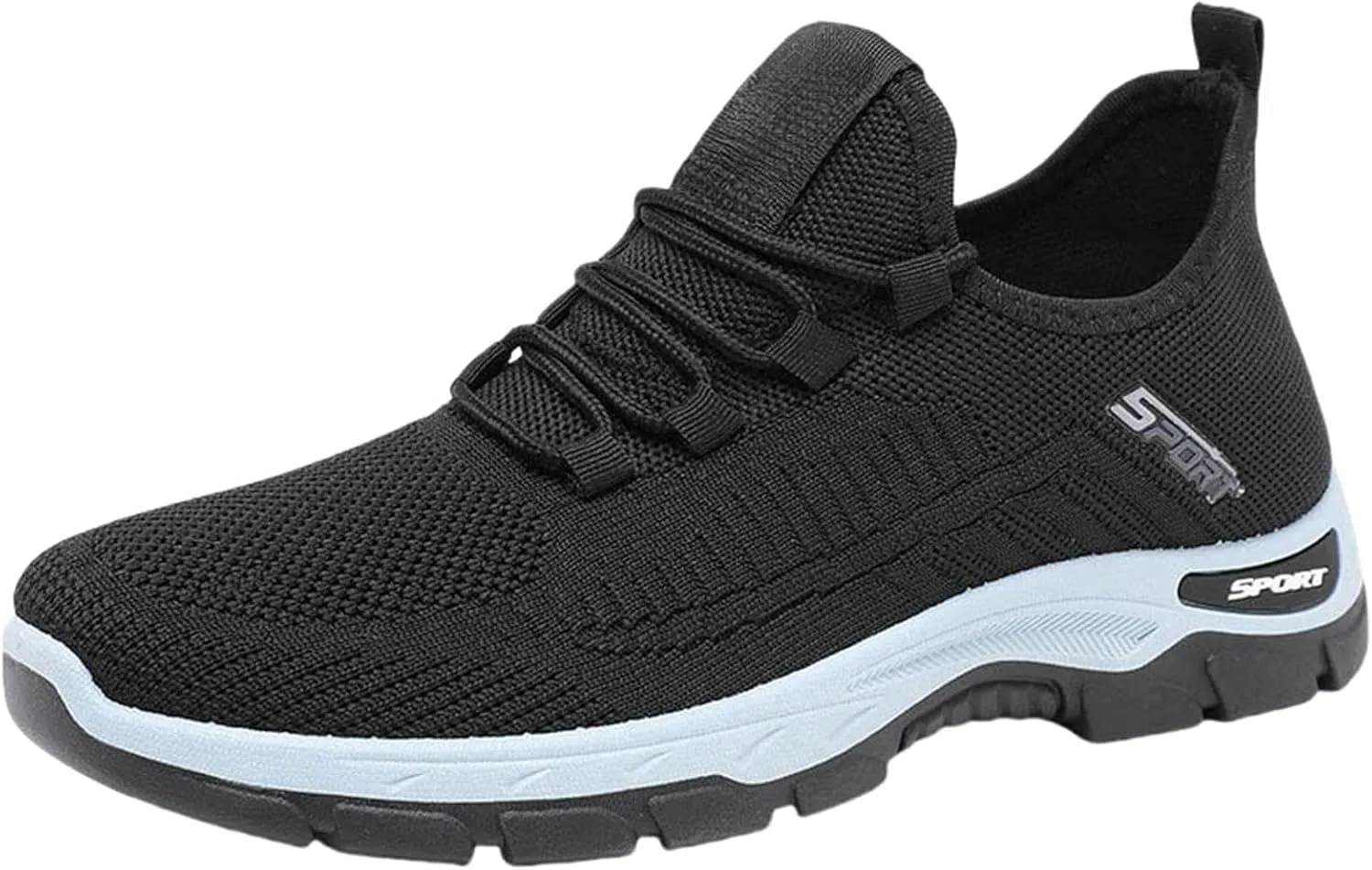 ZWRXW Women's Slip On Walking Shoes Slip-On Orthopedic Shoes Lightweight Breathable Comfortable Fashion Sneakers Non Slip Mesh Up Footwear for Tennis Running Training
